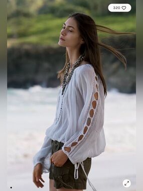FP One Diamond Lace Blouse